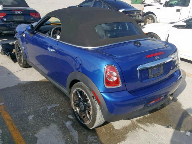 WMWSY1C52FT625986 - 2015 MINI COOPER ROA BLUE photo 3