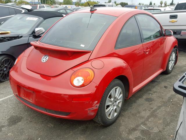 3VWPW31C69M501568 - 2009 VOLKSWAGEN NEW BEETLE Rot Foto 4