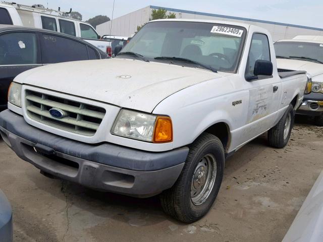 1FTYR10D93PB78647 - 2003 FORD RANGER WHITE photo 2