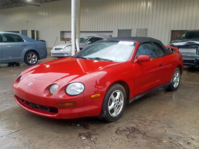 JT5ST07K1S0025625 - 1995 TOYOTA CELICA GT RED photo 2