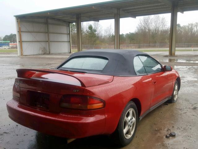 JT5ST07K1S0025625 - 1995 TOYOTA CELICA GT RED photo 4