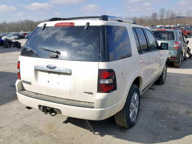 1FMEU75EX7UB60926 - 2007 FORD EXPLORER L WHITE photo 4