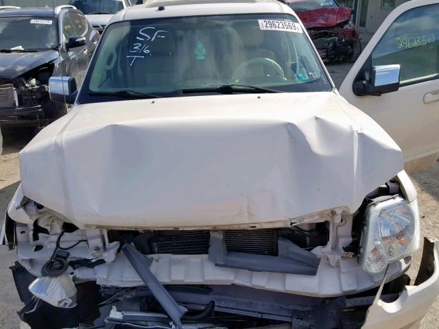 1FMEU75EX7UB60926 - 2007 FORD EXPLORER L WHITE photo 7