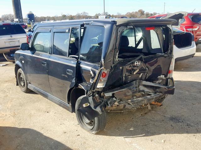 JTLKT324454009080 - 2005 TOYOTA SCION XB შავი ფოტო 3