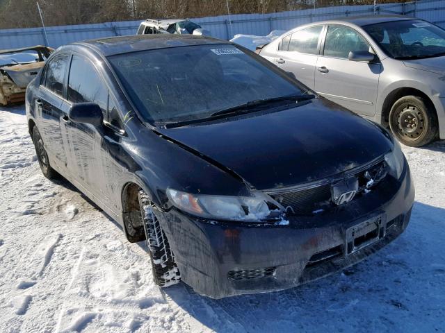 2HGFA16629H035366 - 2009 HONDA CIVIC LX-S أسود صورة 1