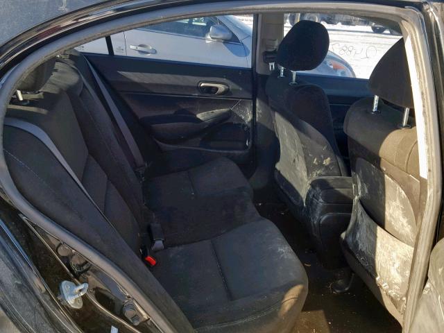 2HGFA16629H035366 - 2009 HONDA CIVIC LX-S أسود صورة 6