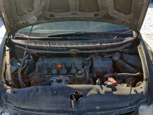 2HGFA16629H035366 - 2009 HONDA CIVIC LX-S أسود صورة 7