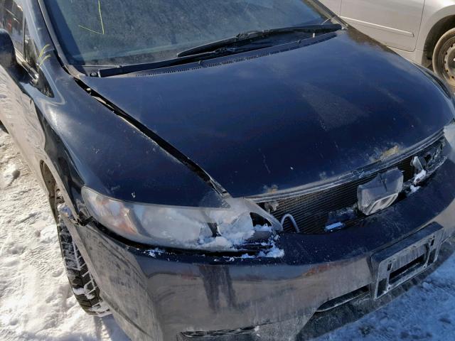 2HGFA16629H035366 - 2009 HONDA CIVIC LX-S أسود صورة 9