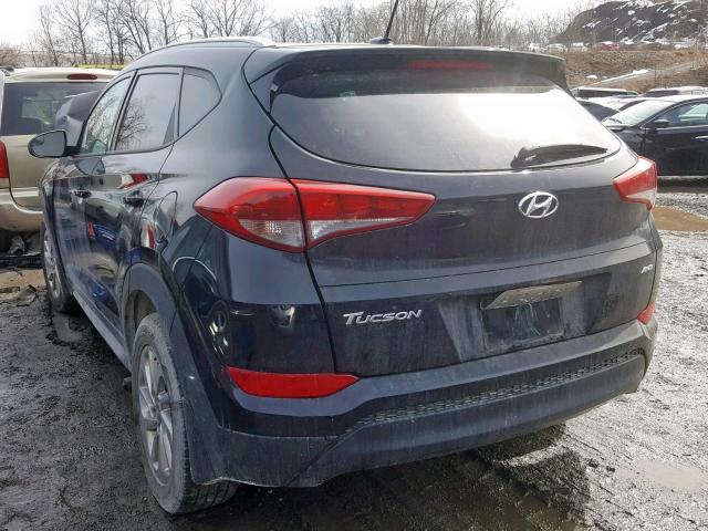 KM8J3CA45HU290797 - 2017 HYUNDAI TUCSON LIM BLACK photo 3