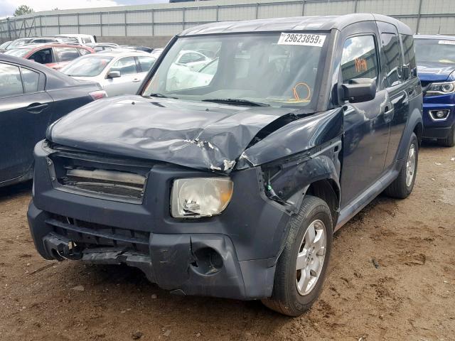 5J6YH27645L033682 - 2005 HONDA ELEMENT EX BLACK photo 2