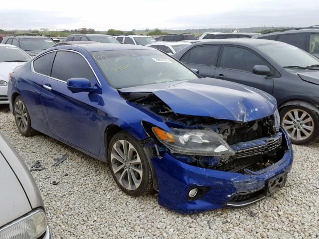 1HGCT2B8XFA006024 - 2015 HONDA ACCORD EXL BLUE photo 1