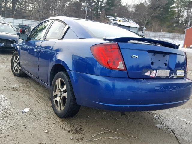 1G8AW12FX5Z111744 - 2005 SATURN ION LEVEL BLUE photo 3