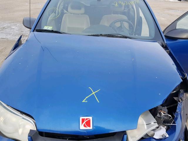 1G8AW12FX5Z111744 - 2005 SATURN ION LEVEL BLUE photo 7
