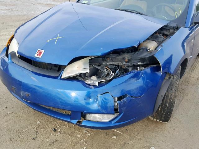 1G8AW12FX5Z111744 - 2005 SATURN ION LEVEL BLUE photo 9