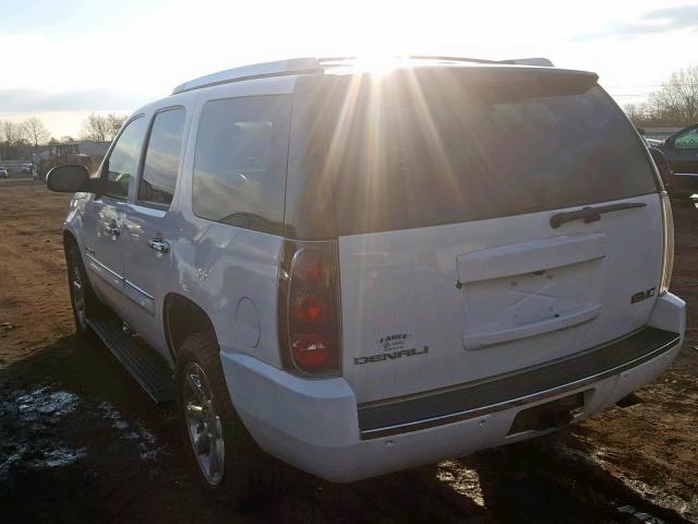 1GKFK63837J317868 - 2007 GMC YUKON DENA WHITE photo 3