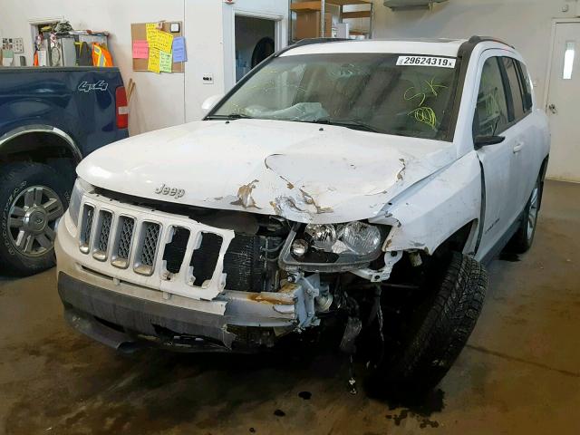 1C4NJDAB1ED834434 - 2014 JEEP COMPASS SP Ақ фото 2