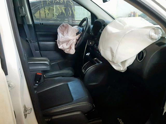 1C4NJDAB1ED834434 - 2014 JEEP COMPASS SP Ақ фото 5