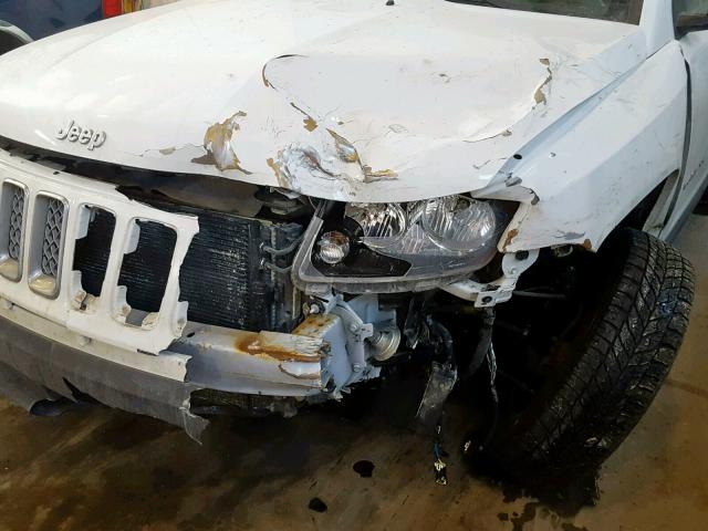 1C4NJDAB1ED834434 - 2014 JEEP COMPASS SP Ақ фото 9