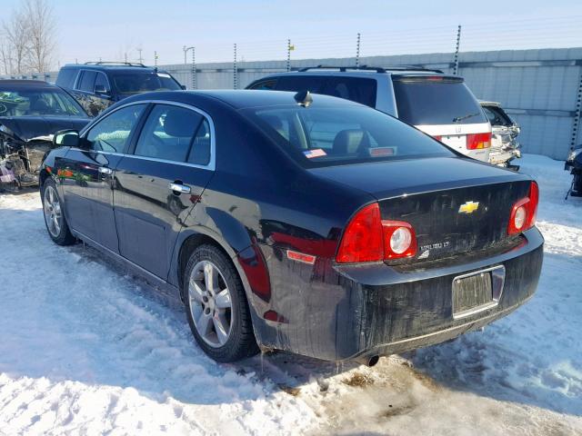 1G1ZD5EU5CF141662 - 2012 CHEVROLET MALIBU 2LT BLACK photo 3