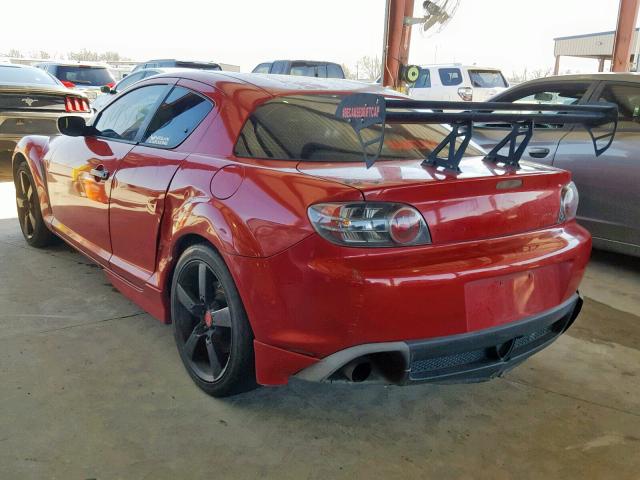 JM1FE173040131890 - 2004 MAZDA RX8 RED photo 9