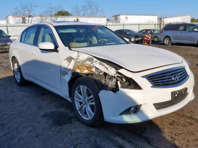 JN1DV6AR0BM451074 - 2011 INFINITI G25 WHITE photo 1