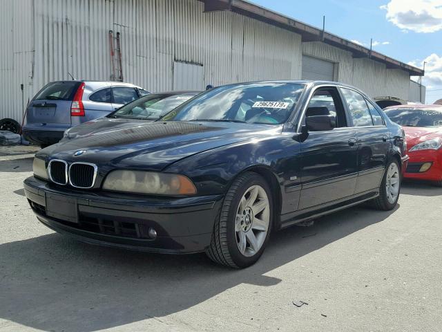 WBADT43492GY42826 - 2002 BMW 525 I AUTO BLACK photo 2