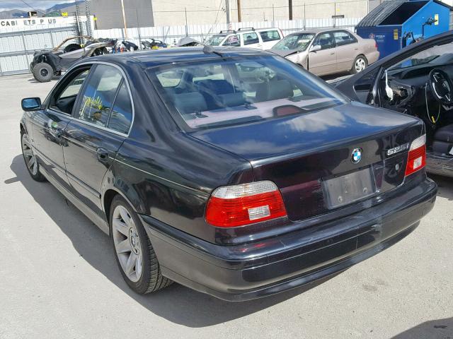 WBADT43492GY42826 - 2002 BMW 525 I AUTO BLACK photo 3