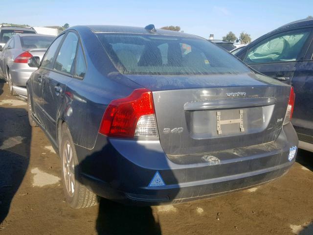 YV1MS382282358701 - 2008 VOLVO S40 2.4I GRAY photo 3