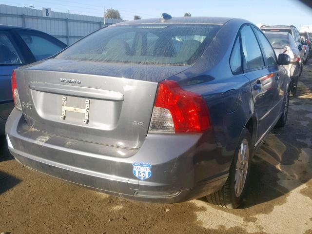 YV1MS382282358701 - 2008 VOLVO S40 2.4I GRAY photo 4