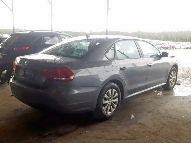 1VWAT7A39EC101585 - 2014 VOLKSWAGEN PASSAT S GRAY photo 4