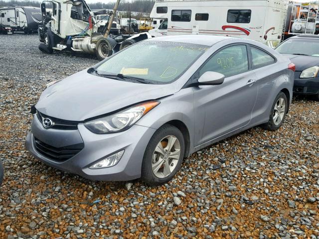 KMHDH6AE5DU015241 - 2013 HYUNDAI ELANTRA CO GRAY photo 2