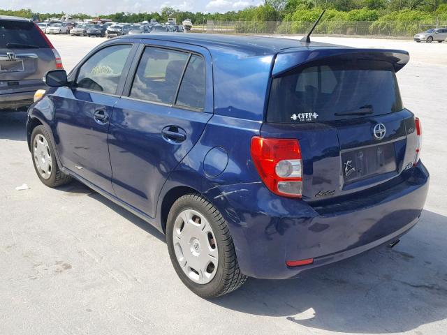 JTKKU10499J038493 - 2009 SCION XD BLUE photo 3