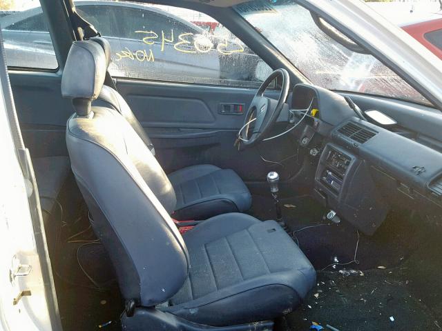 2HGED6342MH557412 - 1991 HONDA CIVIC WHITE photo 5