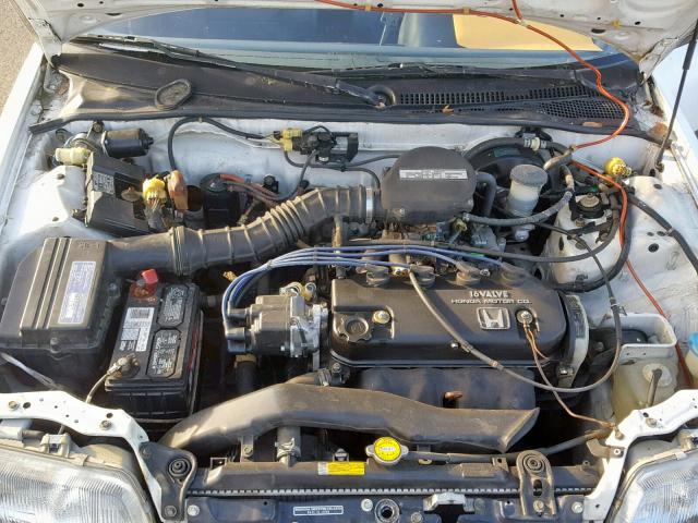 2HGED6342MH557412 - 1991 HONDA CIVIC WHITE photo 7