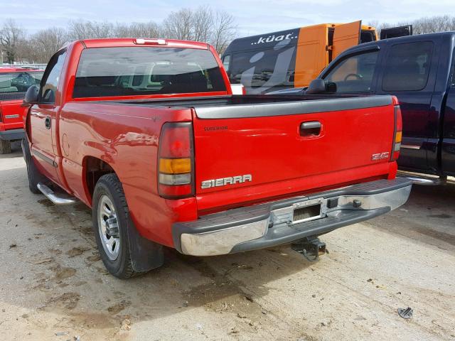 3GTEC14X26G174781 - 2006 GMC NEW SIERRA RED photo 3