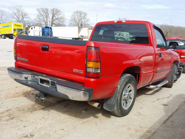 3GTEC14X26G174781 - 2006 GMC NEW SIERRA RED photo 4