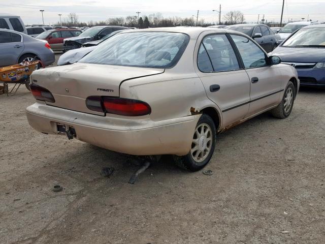 1Y1SK536XRZ057018 - 1994 GEO PRIZM BASE ყავისფერი ფოტო 4