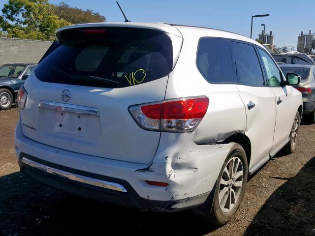 5N1AR2MN6FC629261 - 2015 NISSAN PATHFINDER WHITE photo 4