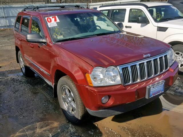 1J8HR58267C512097 - 2007 JEEP GRAND CHER RED photo 1