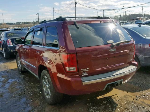 1J8HR58267C512097 - 2007 JEEP GRAND CHER RED photo 3