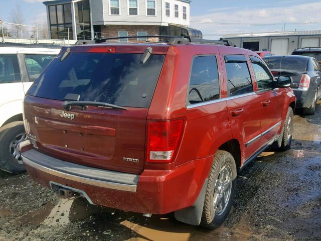 1J8HR58267C512097 - 2007 JEEP GRAND CHER RED photo 4