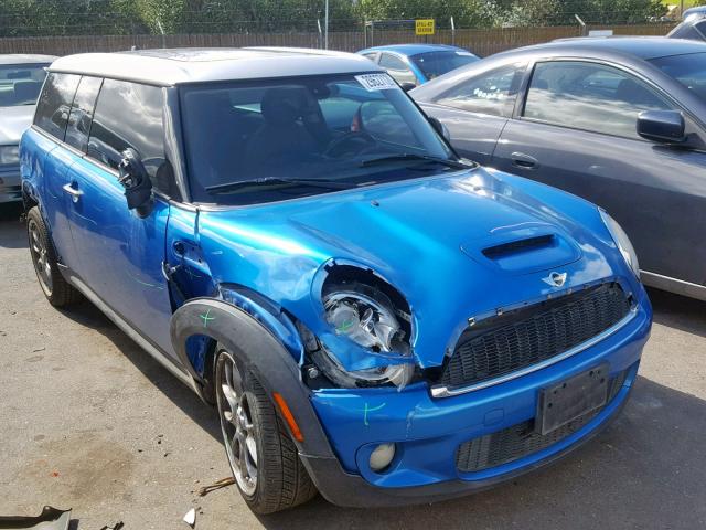 WMWMM33549TP92550 - 2009 MINI COOPER S C BLUE photo 1