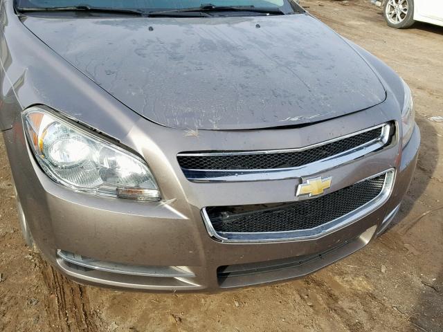 1G1ZC5E01CF209617 - 2012 CHEVROLET MALIBU 1LT 棕色 照片 9