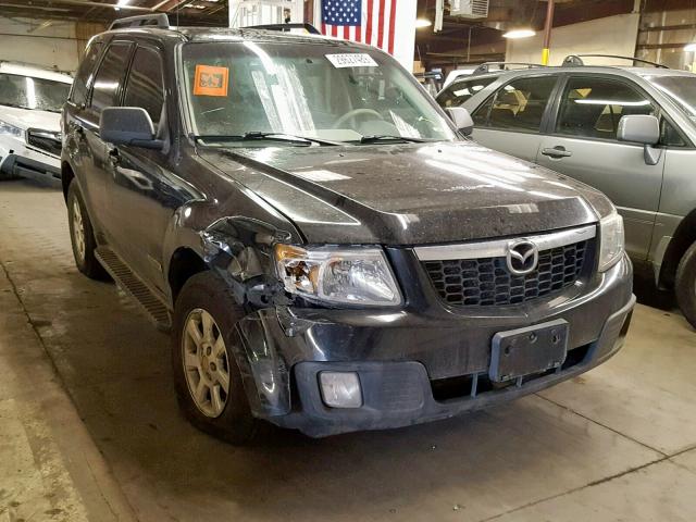 4F2CZ96108KM15410 - 2008 MAZDA TRIBUTE S BLACK photo 1