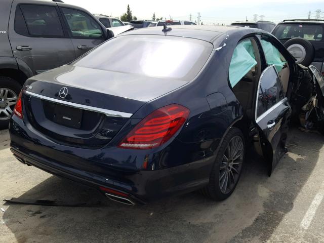 WDDUG8CBXHA333083 - 2017 MERCEDES-BENZ S 550 BLUE photo 4