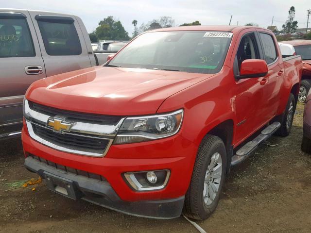 1GCGTCE34G1385075 - 2016 CHEVROLET COLORADO L RED photo 2