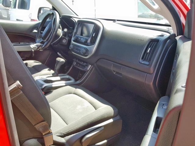 1GCGTCE34G1385075 - 2016 CHEVROLET COLORADO L RED photo 5