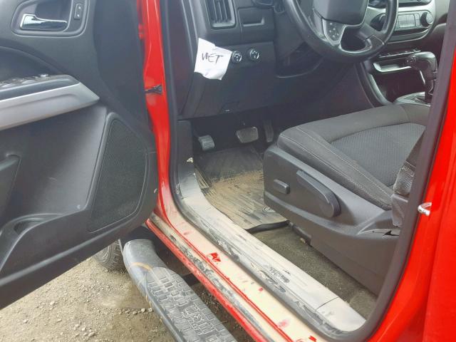 1GCGTCE34G1385075 - 2016 CHEVROLET COLORADO L RED photo 9