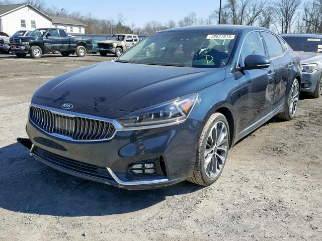 KNALC4J13J5099160 - 2018 KIA CADENZA LU BLUE photo 2