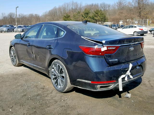 KNALC4J13J5099160 - 2018 KIA CADENZA LU BLUE photo 3